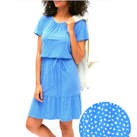 Banana Republic Factory Dresses & Skirts - Banana republic Flounce-Hem Fit-and-Flare Dress